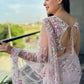 Pink Net Saree with Sequin & Floral Embroidered Designer Blouse
