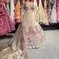Champagne Gold Heritage Embroidered Designer Lehenga with Dupatta