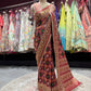 Royal Patola Silk Saree with Zari Woven Border