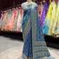 Royal Blue Patola Silk Saree with Rich Zari Border Weave