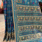 Royal Blue Patola Silk Saree with Rich Zari Border Weave