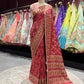 Royal Red Patola Silk Saree with Rich Zari Border Weave