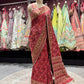 Royal Red Patola Silk Saree with Rich Zari Border Weave
