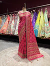 Royal Rani Patola Silk Saree with Rich Zari Border Weave