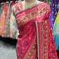 Royal Rani Patola Silk Saree with Rich Zari Border Weave