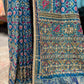 Royal Blue Patola Silk Saree with Zari & Ethnic Motifs