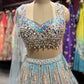 Multicolour Embroidered Grand Lehenga With Designer Blouse