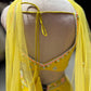 Sunshine Yellow Multicolor Floral Embroidered Lehenga