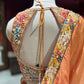 Multicolor Hand-Embroidered Silk Lehenga with Mirror Work & Dupatta
