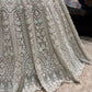 Grey Heavy Embroidered DesignerLehenga with Net Dupatta