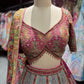 Multicolor Zari Designer Lehenga with Patchwork Dupatta