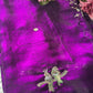 Purple Designer Saree with Handcrafted Bird Motifs