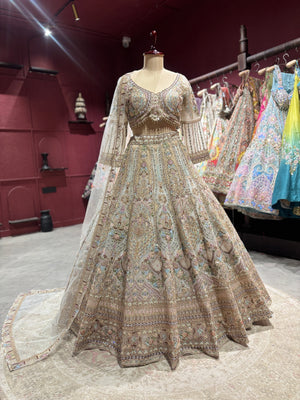 Grand Heavy Embroidered Designer Lehenga Choli with Dupatta