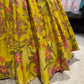 Mustard Yellow Floral Embroidered Festive Lehenga Choli with Dupatta