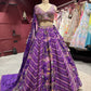 Royal Purple Multi-Color Embroidered Designer Lehenga Choli with Dupatta