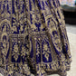 Royal Purple Heavy Zari Embroidered Lehenga Set