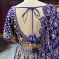 Royal Purple Heavy Zari Embroidered Lehenga Set