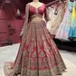 Rani Pink Heavy Zari Embroidered Designer Lehenga Set