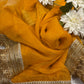 Mustard Yelloe Saree with Elegant Zari Border