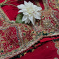 Red Bridal Designer Saree with Heavy Zari Embroidery
