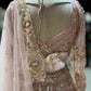 Blush Pink Floral Embellished Designer Lehenga Set