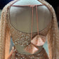 Peach Rose Gold Embroidered Designer Lehenga Set