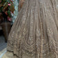 Champagne Gold Sequin Embroidered Designer Lehenga Set
