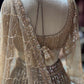 Champagne Gold Sequin Embroidered Designer Lehenga Set