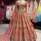 Royal Red Heavy Embroidered Bridal Lehenga with Net Dupatta