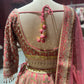 Royal Red Heavy Embroidered Bridal Lehenga with Net Dupatta