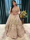 Designer Lehenga with Handcrafted Zari & Floral Embellishments