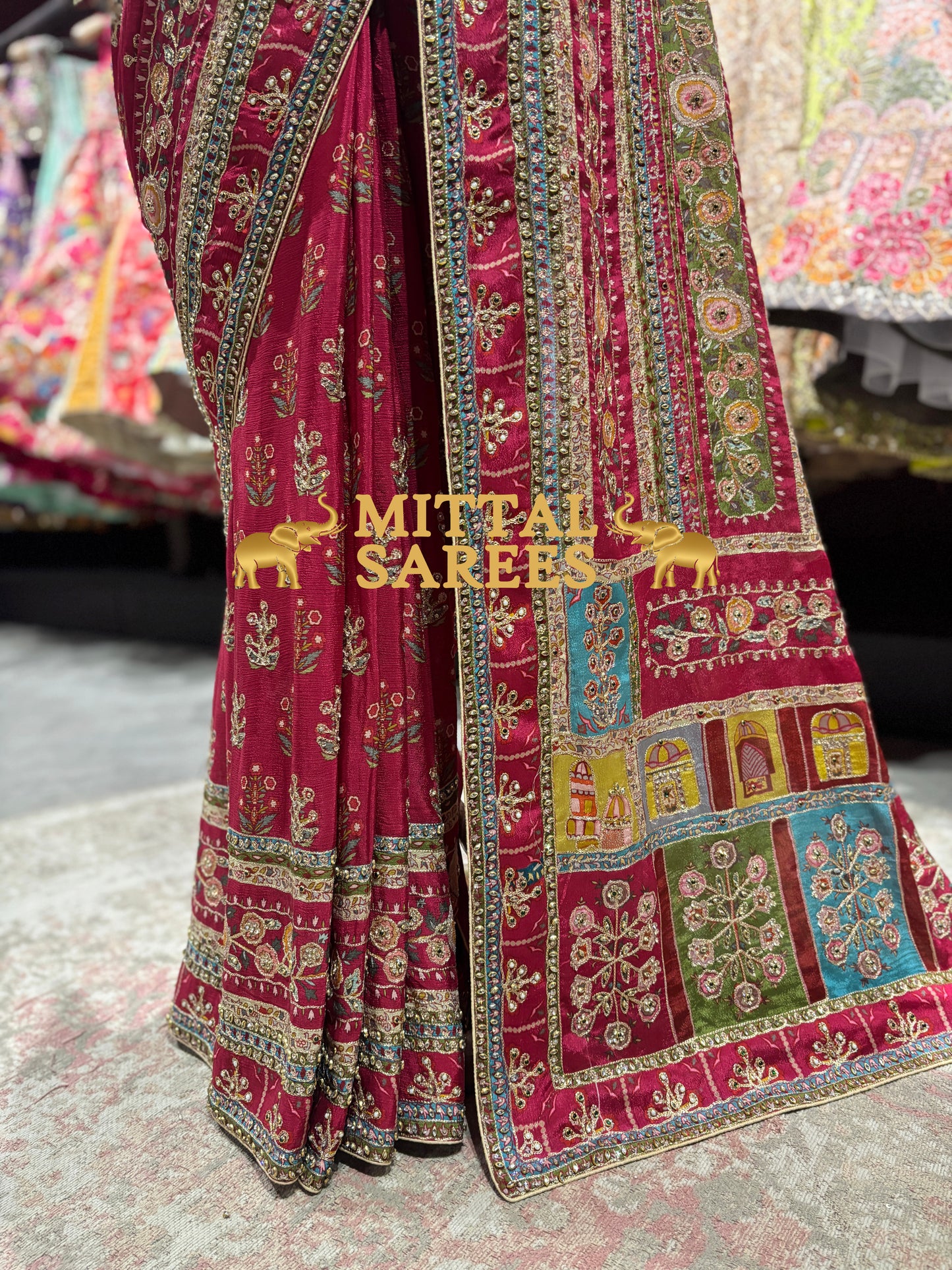 Grand Royal Heritage Handwork Designer Saree