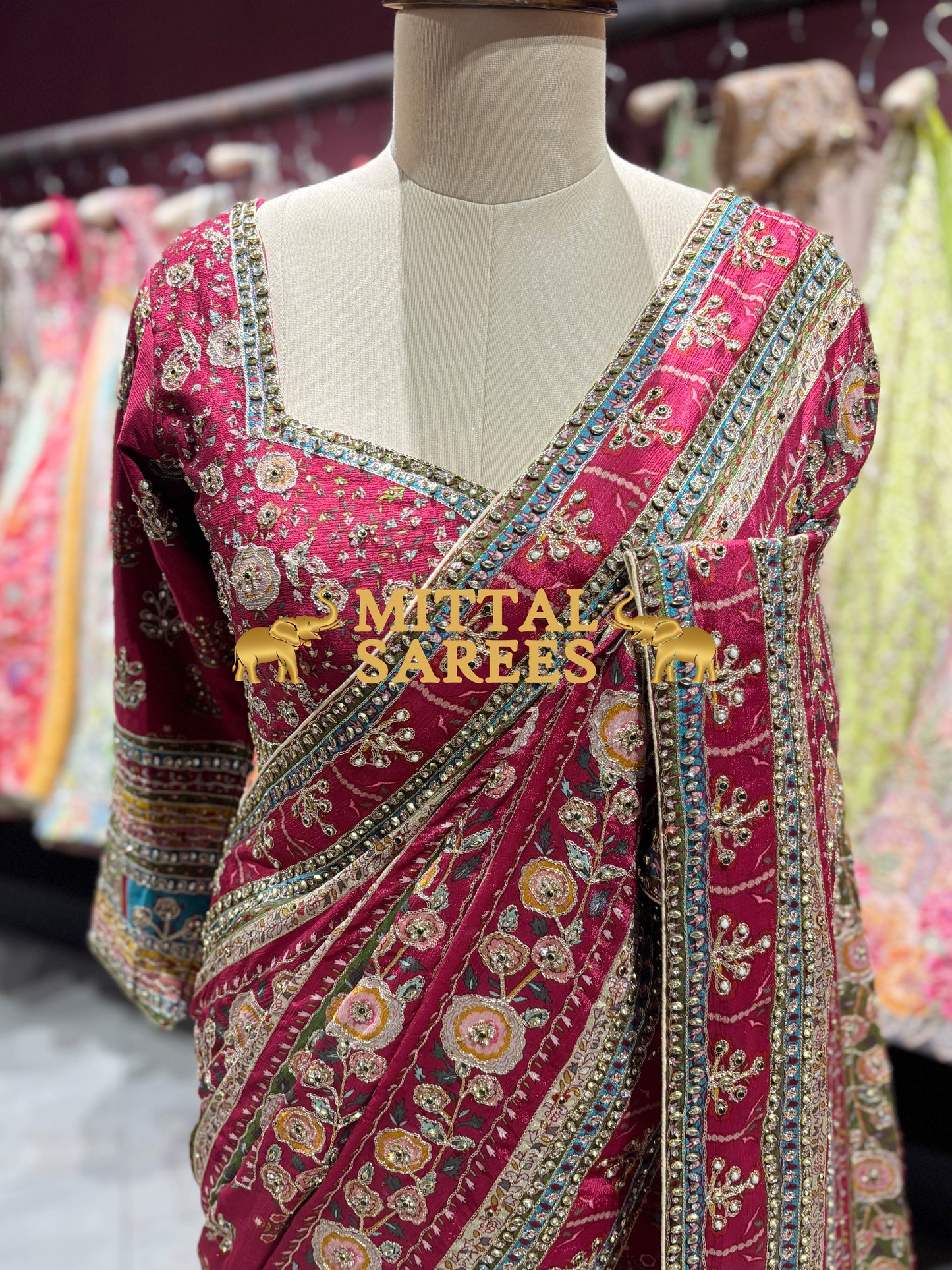 Grand Royal Heritage Handwork Designer Saree