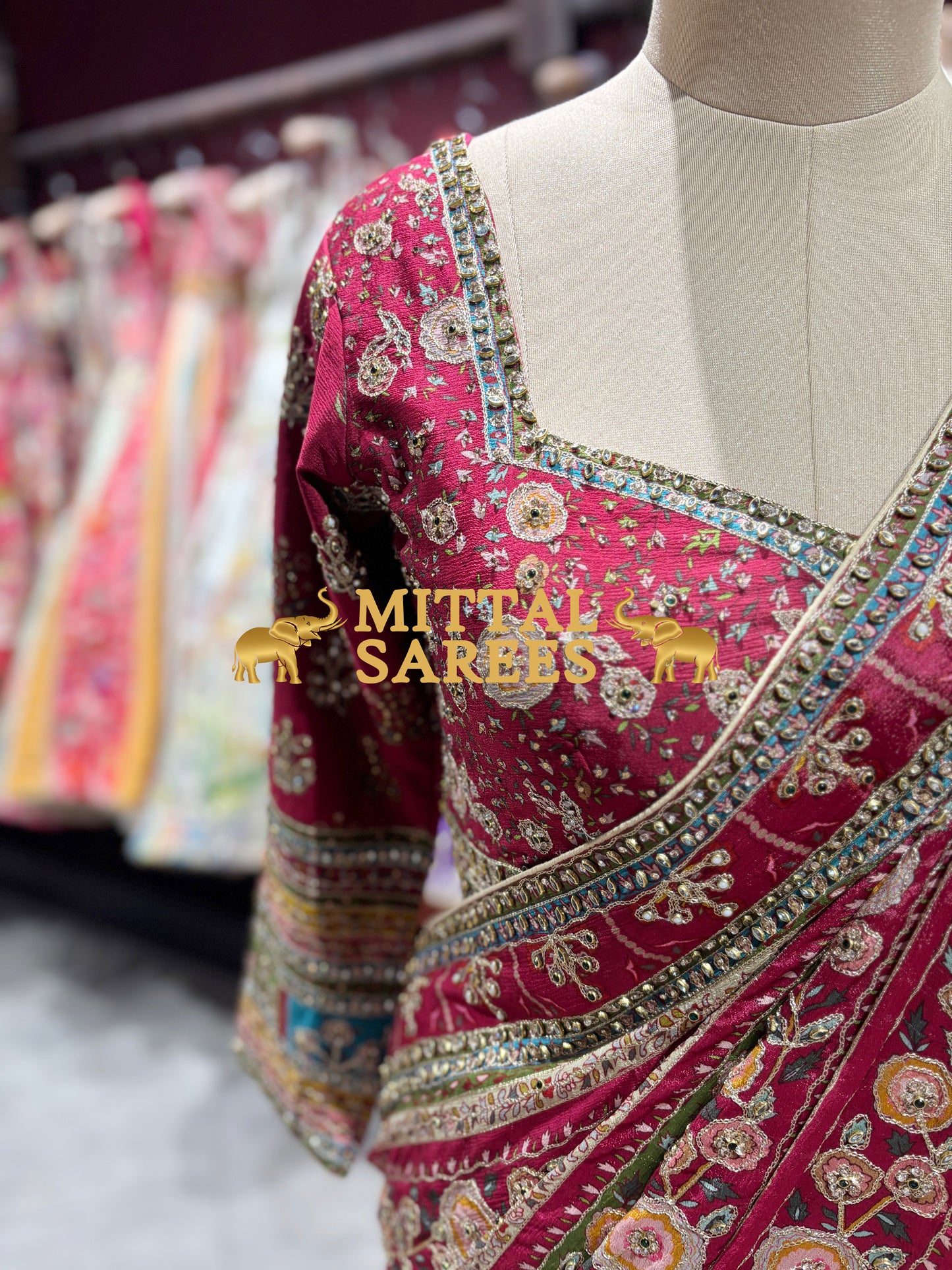 Grand Royal Heritage Handwork Designer Saree