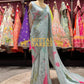 Designer Floral Sequin Embroidered Party Wear Saree