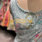Designer Floral Sequin Embroidered Party Wear Saree