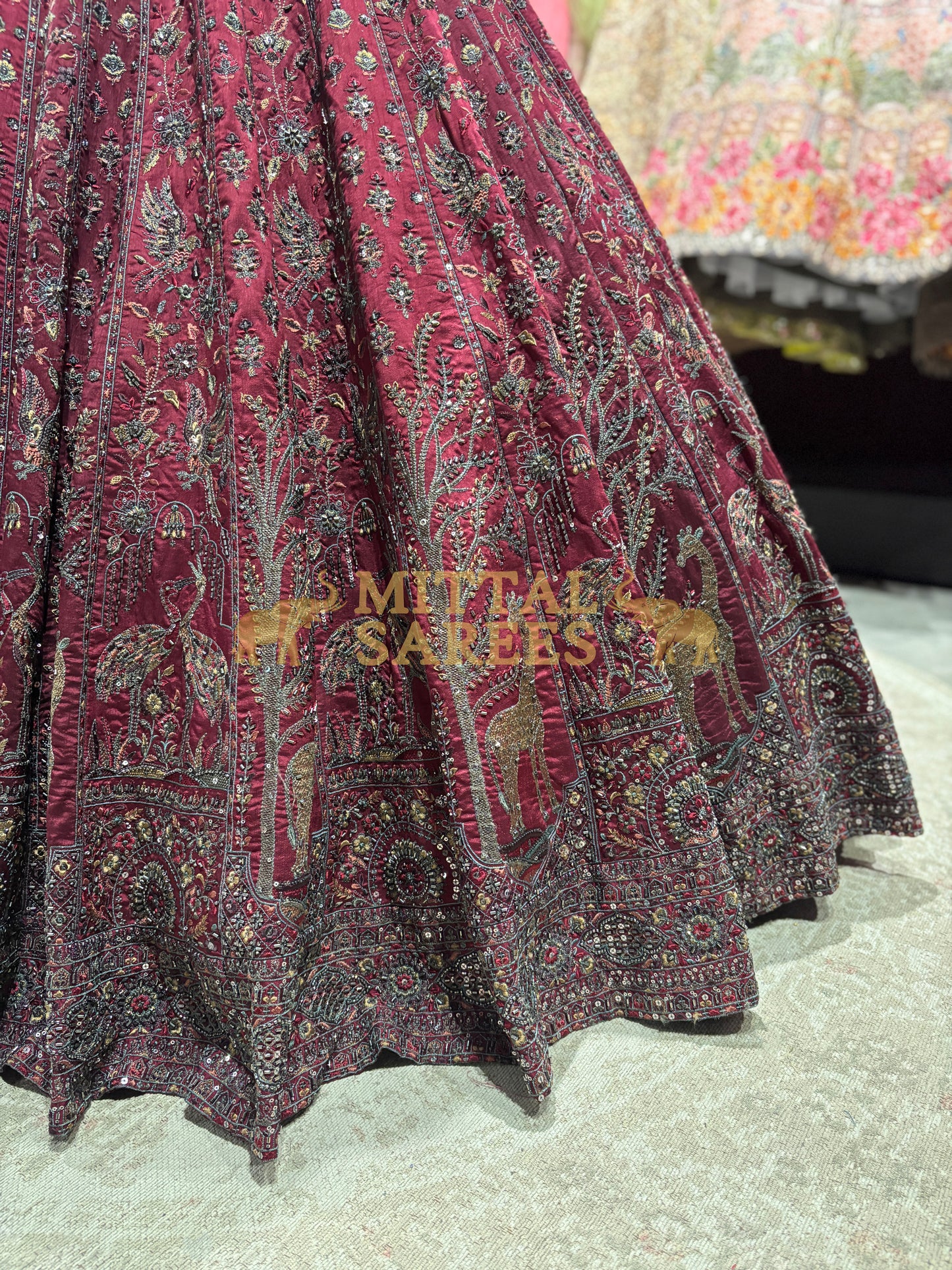 Royal Heritage Heavy Embroidered Non Bridal Lehenga Set