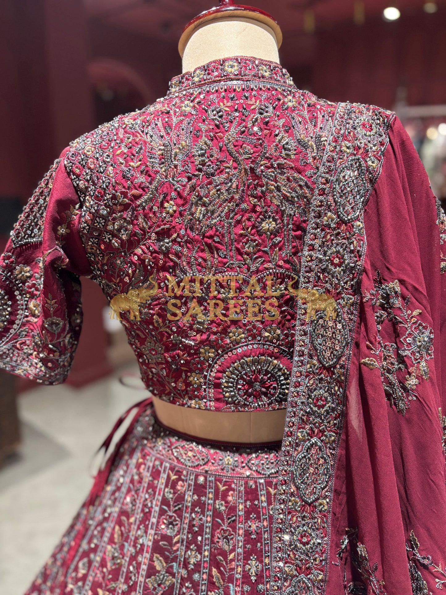 Royal Heritage Heavy Embroidered Non Bridal Lehenga Set