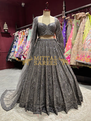 Grand Signature Heavy Embroidered Non Bridal Lehenga Set