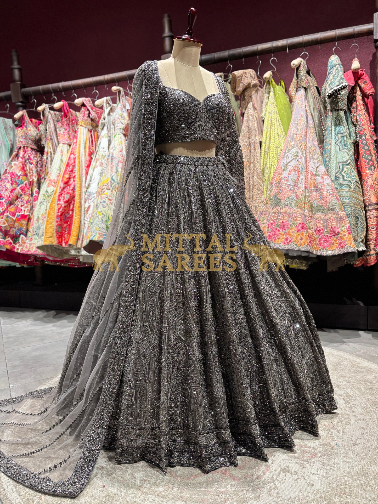 Grand Signature Heavy Embroidered Non Bridal Lehenga Set