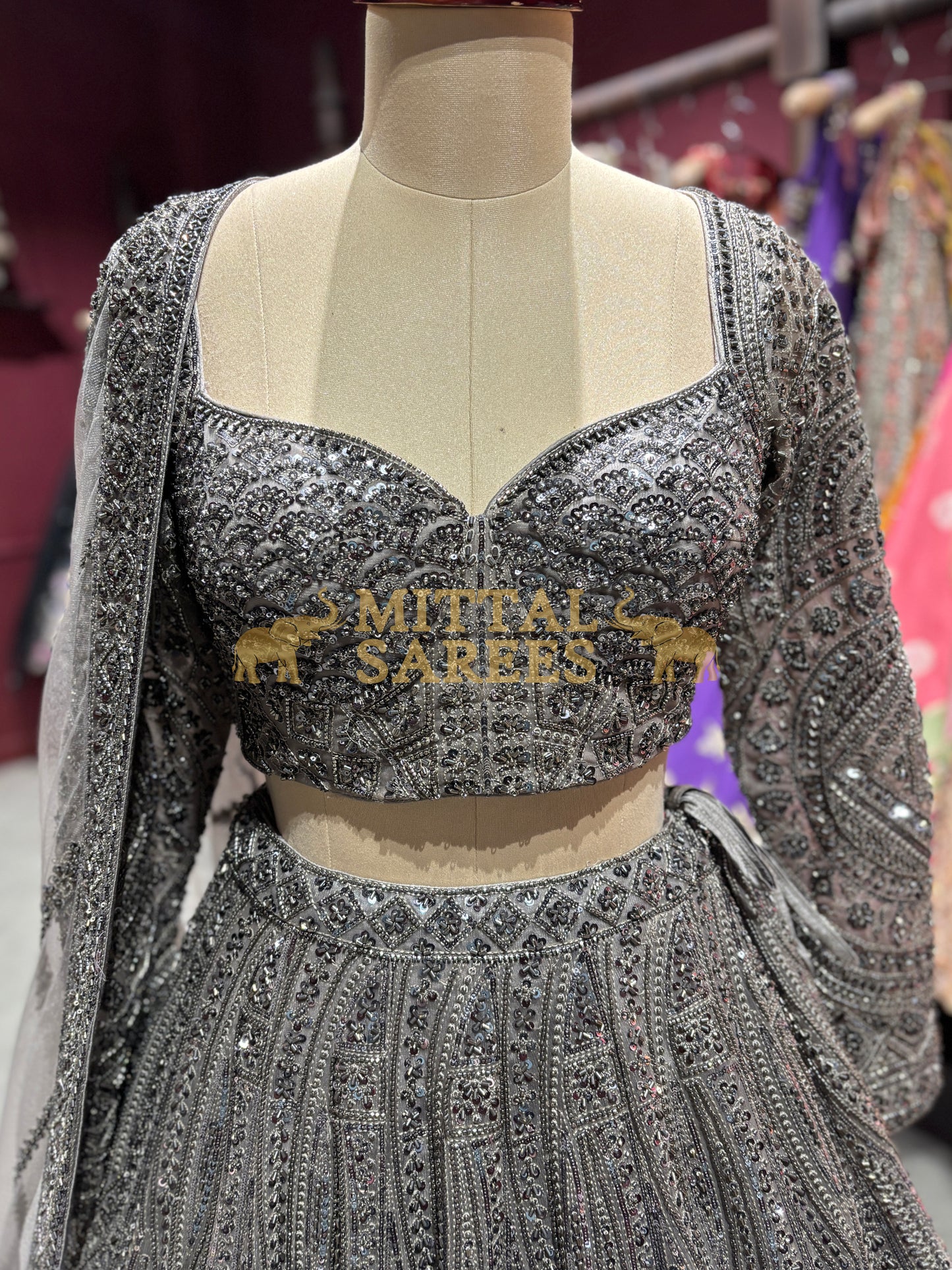 Grand Signature Heavy Embroidered Non Bridal Lehenga Set