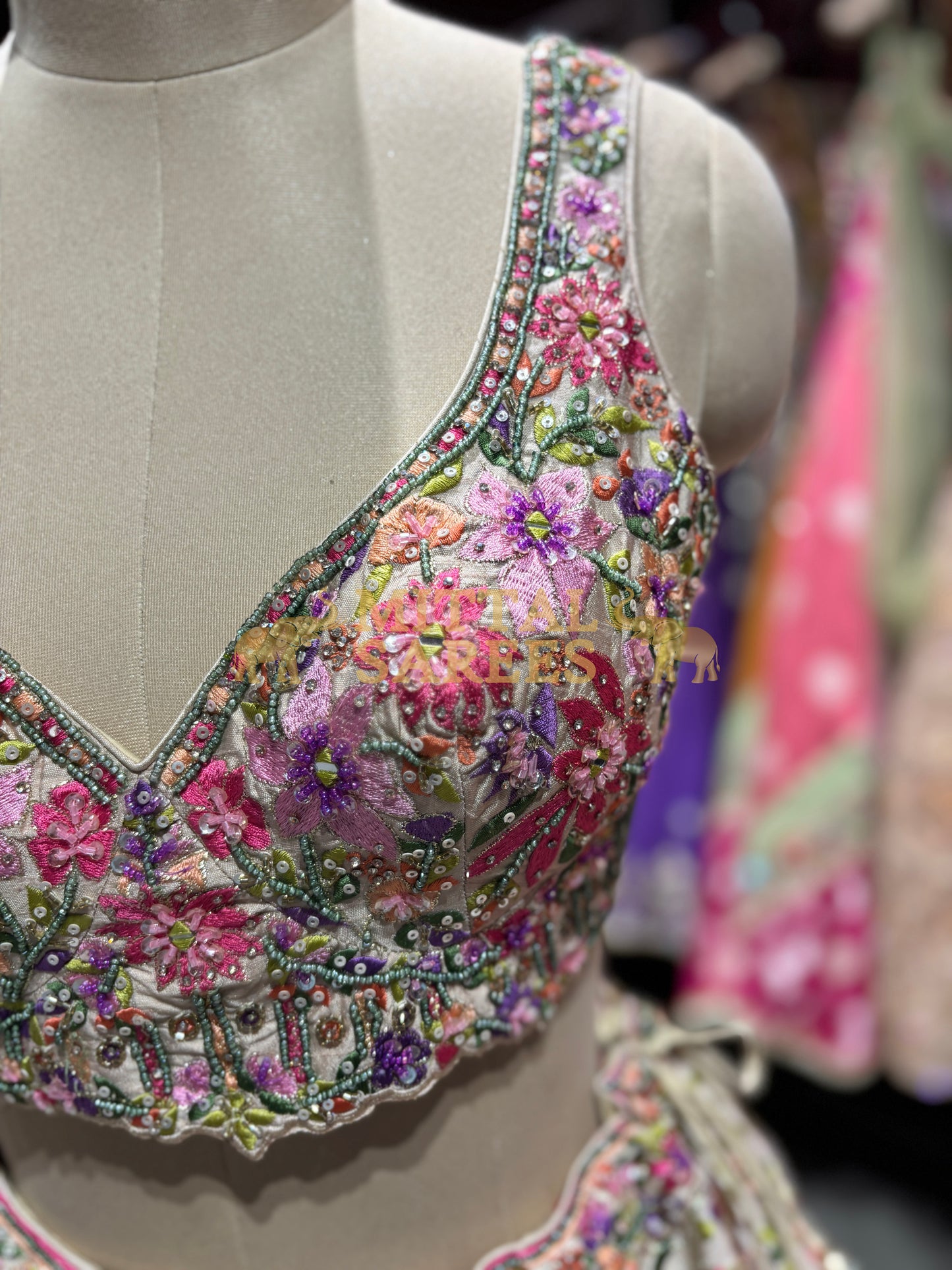 Floral Garden Embroidered Festive Lehenga Set Design