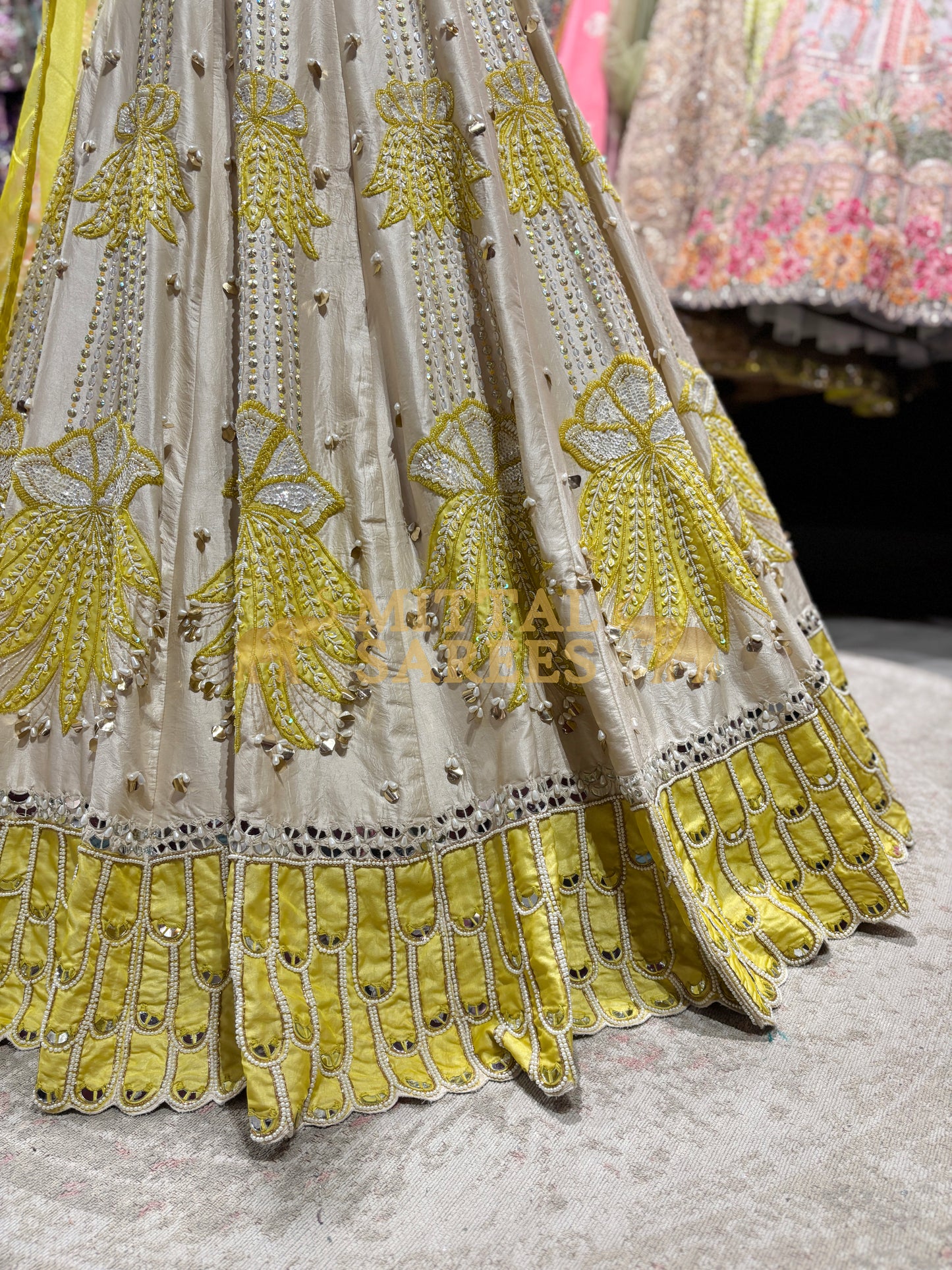 Sunshine Bloom Heavy Embroidered Festive Lehenga Set