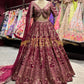 Royal Palace Inspired Heavy Embroidered Lehenga Set
