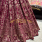 Royal Palace Inspired Heavy Embroidered Lehenga Set