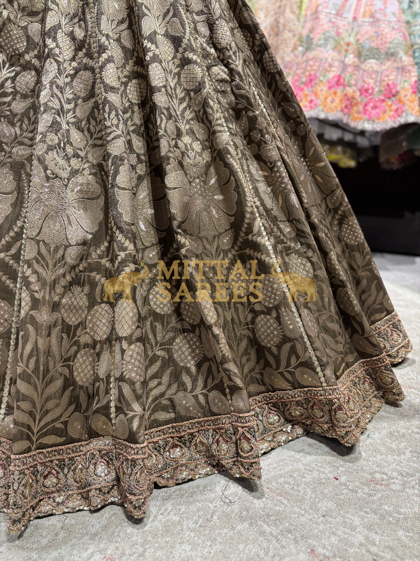Vintage Royal Heavy Embroidered Designer Lehenga Set