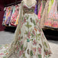 Ivory Floral Embroidered Bridal Lehenga with Dupatta