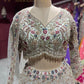 Champagne Gold Heavy Embroidered Bridal Lehenga Set