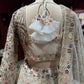 Champagne Gold Heavy Embroidered Bridal Lehenga Set
