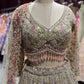 Multicolour Zari Embroidered Bridal Lehenga Set